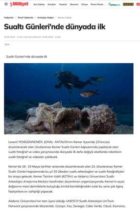 Sualtı Günleri'nde Dünyada İlk