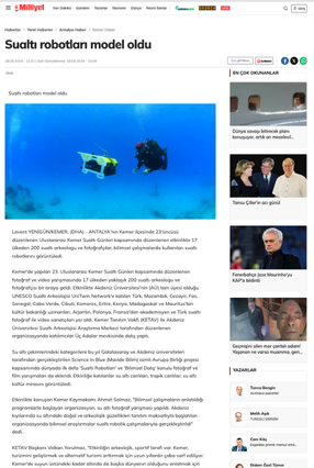 Milliyet - Sualtı Robotları Model Oldu