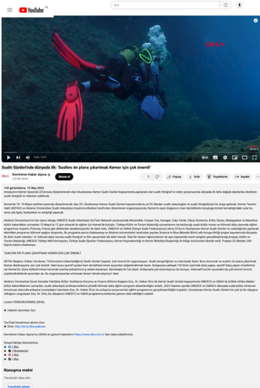 Sualtı Günleri'nde Dünyada İlk - YOU TUBE